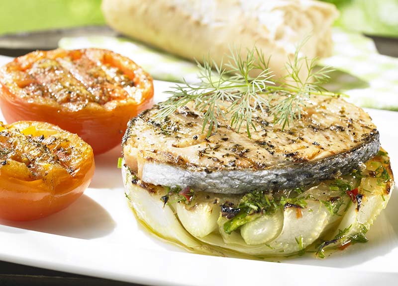 Recette Pour Saumon Marine Au Fenouil Braise Colruyt En Cuisine