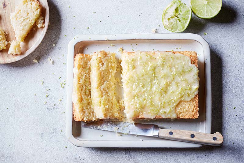 Cake A La Noix De Coco Sans Gluten Glace Au Citron Vert