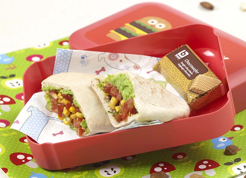 Recette Pour Pita A La Puree De Petits Pois Et Salsa De Crudites Colruyt En Cuisine