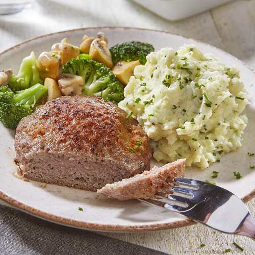 Recette Pour Hamburger Puree Et Brocoli Aux Champignons Colruyt En Cuisine
