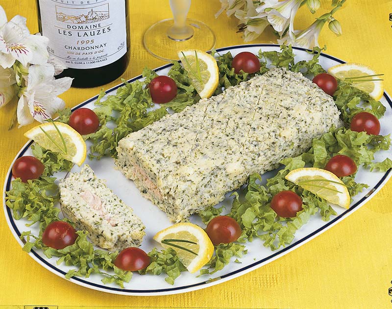 Recette pour Terrine de loup de mer au saumon Colruyt En Cuisine