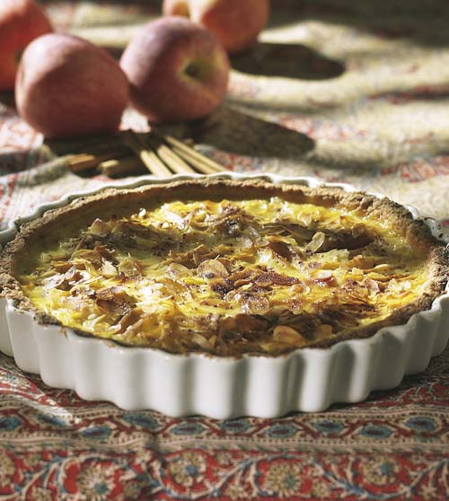 Recette Pour Tarte Aux Pommes Au Citron Et Aux Amandes Colruyt En Cuisine