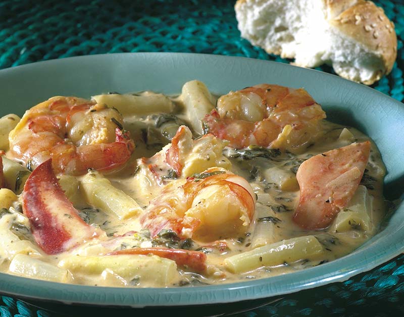 Recette Pour Cassolette De Legumes En Fete Aux Scampis Et Au Homard Colruyt En Cuisine