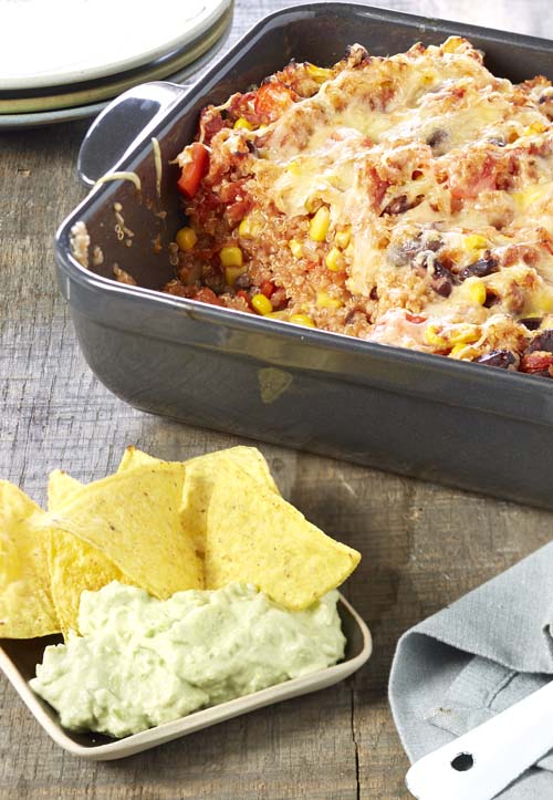 Recept Voor Mexicaanse Quinoaschotel Met Guacamole Colruyt Lekker Koken