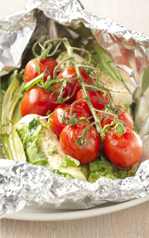Légumes papillote pour barbecue