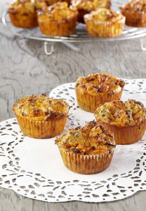 Recette Pour Muffins Aux Carottes Chorizo Et Olives Noires Colruyt En Cuisine