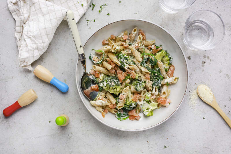 Pennes Au Brocoli Au Mascarpone Et Au Saumon Fume Colruyt