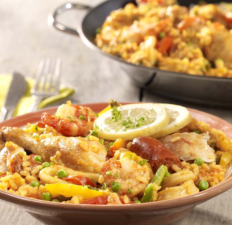 Recette pour Paella méridionale au lapin Colruyt En Cuisine