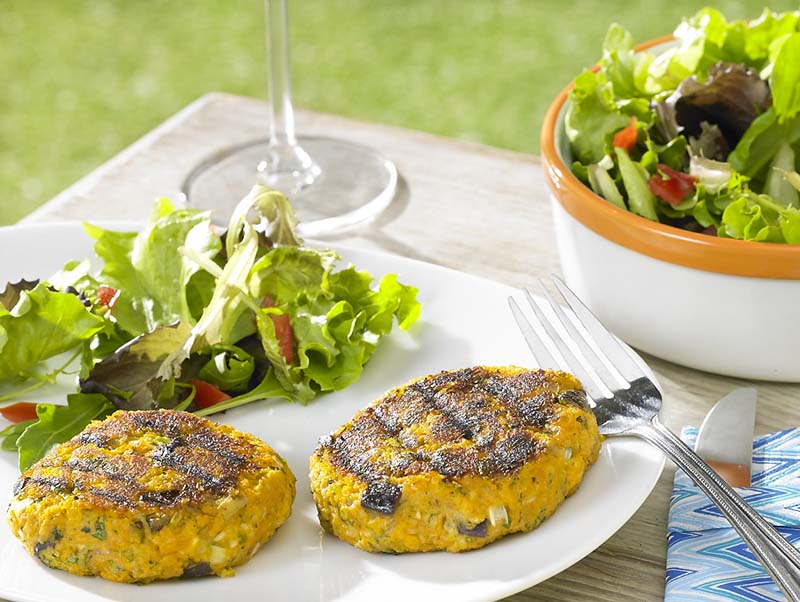 Recette Pour Burger De Patate Douce Et D Aubergine Colruyt En Cuisine